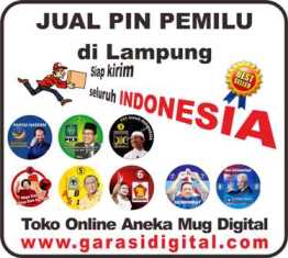 Jual Pin Pemilu di Lampung