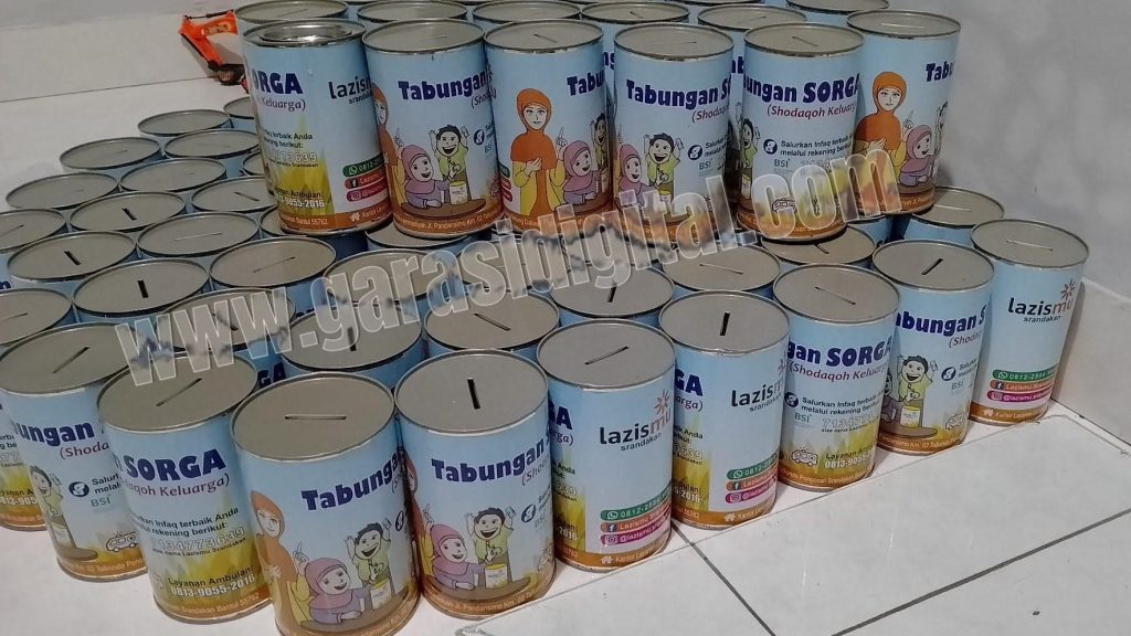 Jual Celengan Kaleng Custom Murah di Bantul dan Sekitarnya