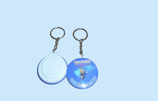 Pin Gantungan Kunci Biasa 44mm