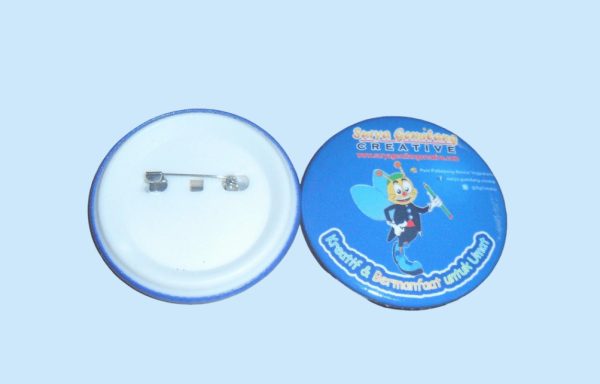 Pin Peniti Putih 58mm