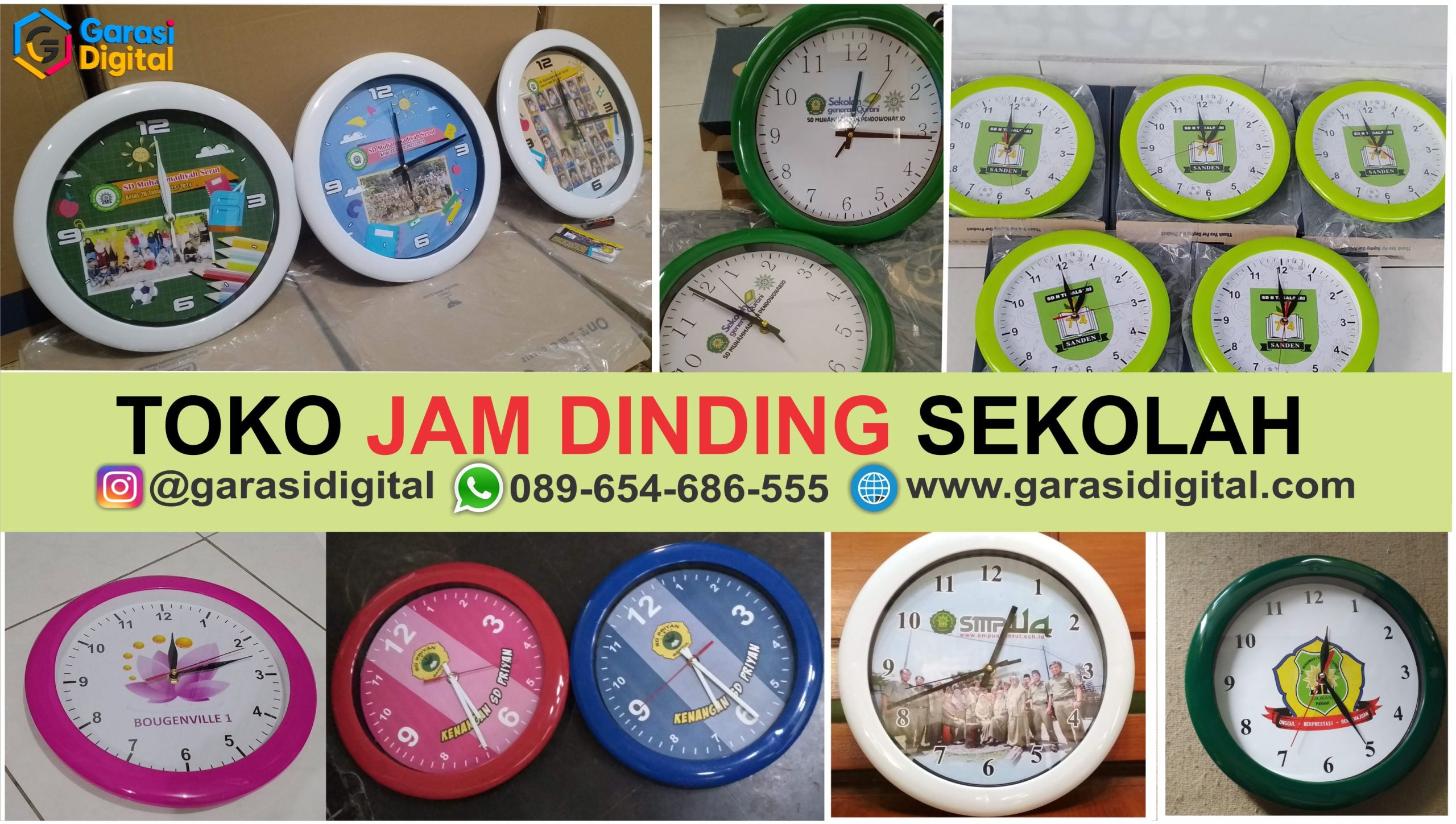 Jam Dinding Custom untuk Sekolah di Bantul: Souvenir Sederhana yang Berdampak Panjang