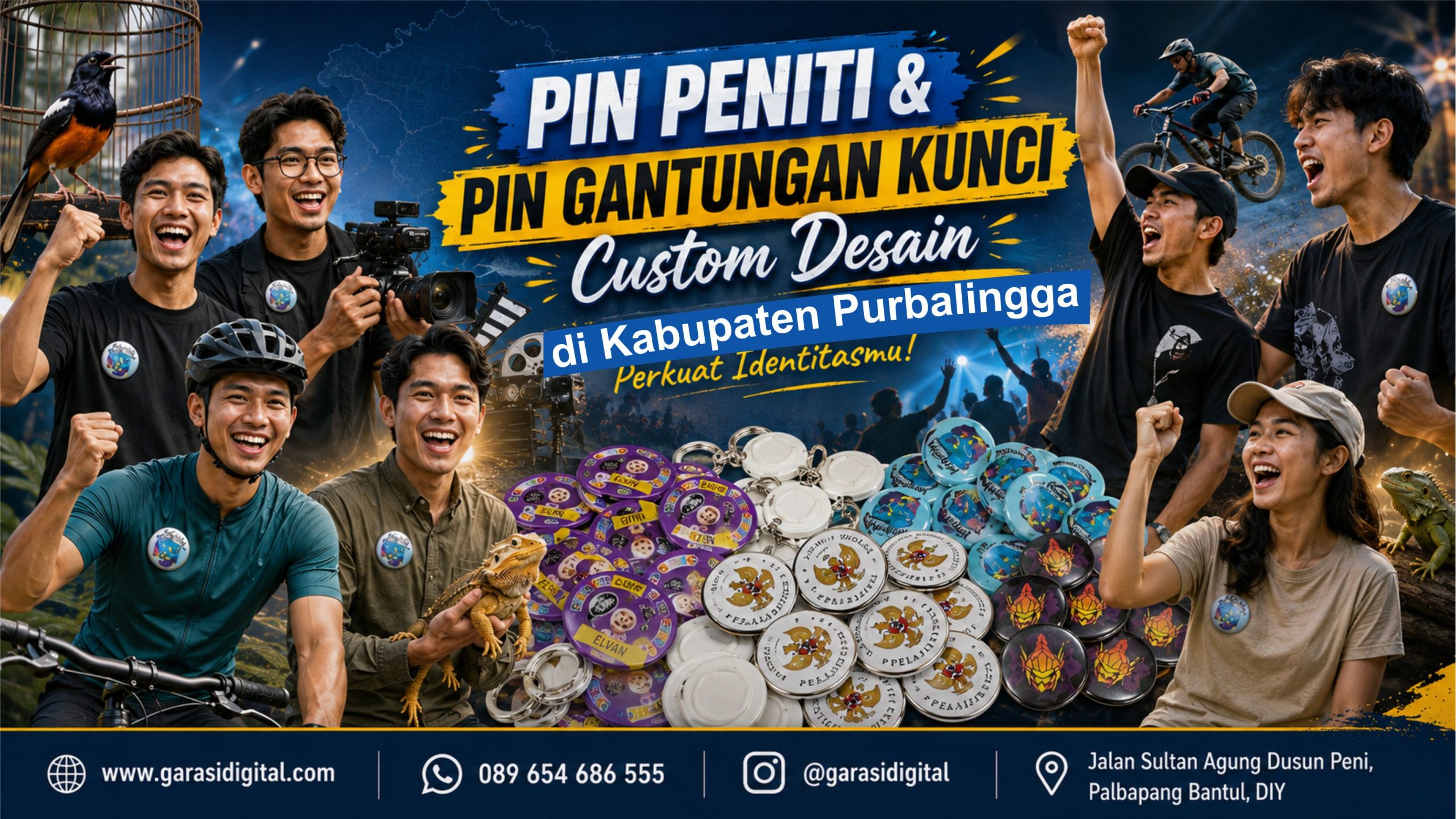 Pin Komunitas Custom Garasi Digital – Tampil Kompak di Purbalingga